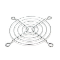 Решітка (гриль) для вентиляторів 80mm, Silver