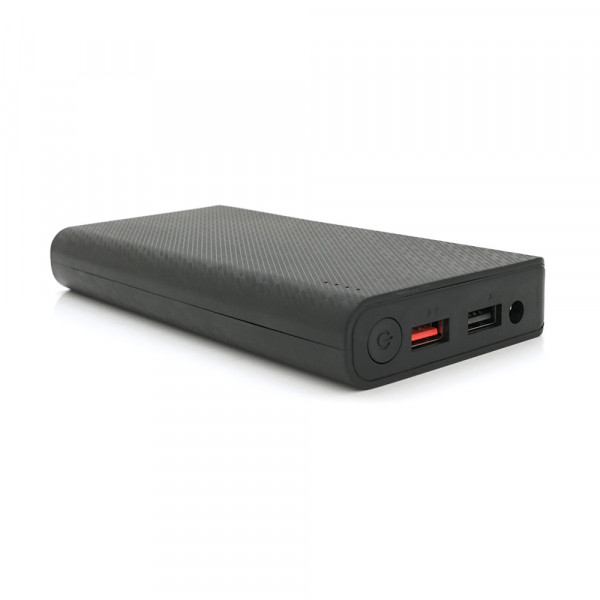 Портативний Power Bank 18W для роутерів, Output: USB 5V/2A, DC9V,2.7A/12V1.5A, 21000mAh(7*3000mAh), 155х75х23мм, 460грам, Black, BOX
