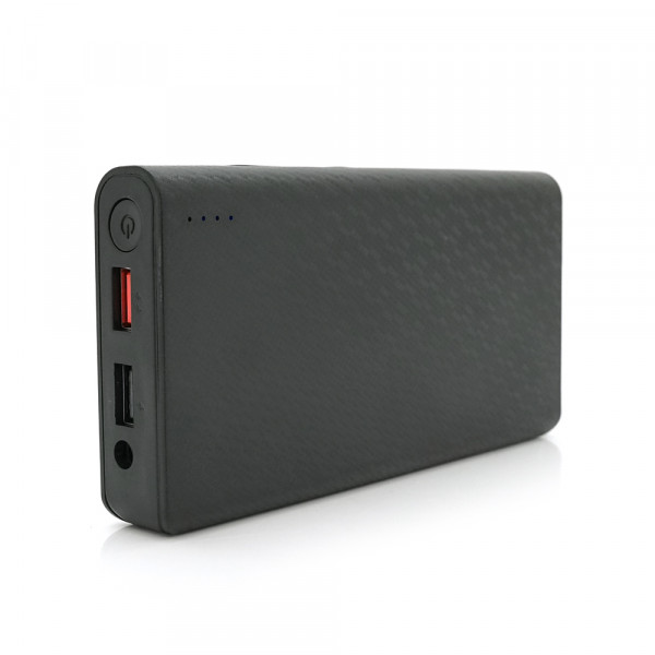 Портативний Power Bank 18W для роутерів, Output: USB 5V/2A, DC9V,2.7A/12V1.5A, 21000mAh(7*3000mAh), 155х75х23мм, 460грам, Black, BOX