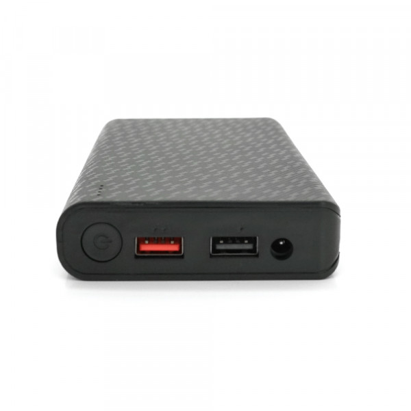 Портативний Power Bank 18W для роутерів, Output: USB 5V/2A, DC9V,2.7A/12V1.5A, 21000mAh(7*3000mAh), 155х75х23мм, 460грам, Black, BOX