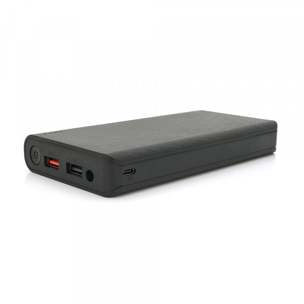 Портативний Power Bank 18W для роутерів, Output: USB 5V/2A, DC9V,2.7A/12V1.5A, 21000mAh(7*3000mAh), 155х75х23мм, 460грам, Black, BOX