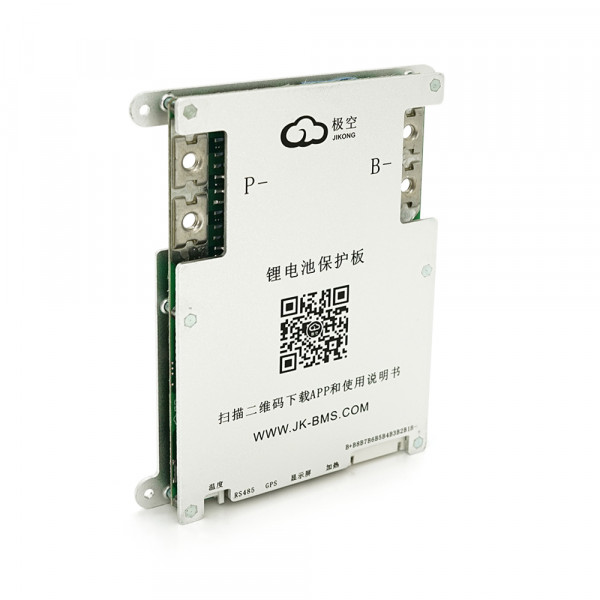 BMS плата JK-B1A8S20P Li-Ion/LiFePo4/LTO 3S-8S, 200A, CAN/RS485, 0.3mΩ, Bluetooth, Ballance 1A, підігрів + кнопка