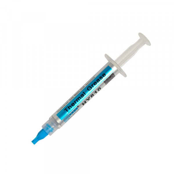 Паста термопровідна HY-810 3g, шприц, Grey,> 4,63W / m-K, <0.0087 ° C-in² / W, -30 ° ≈280 °, OEM Q20