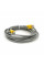 Кабель USB 2.0 V-Link AM / BM, 3.0m, 1 ферит, Grey / Yellow