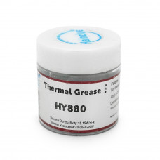 Паста термопровідна HY-880 10g, банку, Grey,> 5,15W / m-K, <0.004 ° C-in² / W, -30 ° ≈340 °, Блистер Q50