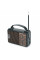 Радиоприемник GOLON RX-608, LED, 2x3W, FM радио, AUX, корпус пластмасс, Black/Brown, BOX