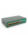 Комутатор POE SICSO 48V з 8 портами POE 100Мбіт + 2 порт Ethernet (UP-Link) 100Мбіт, з посил. сигн. до 250м, корпус-метал, Silver, БП вбудований, Q30