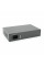 Комутатор POE SICSO 48V з 4 портами POE 100Мбіт + 2порт Ethernet (UP-Link) 100Мбіт, з посил. сигн. до 250м, корпус-метал, Silver, БП вбудований, Q30