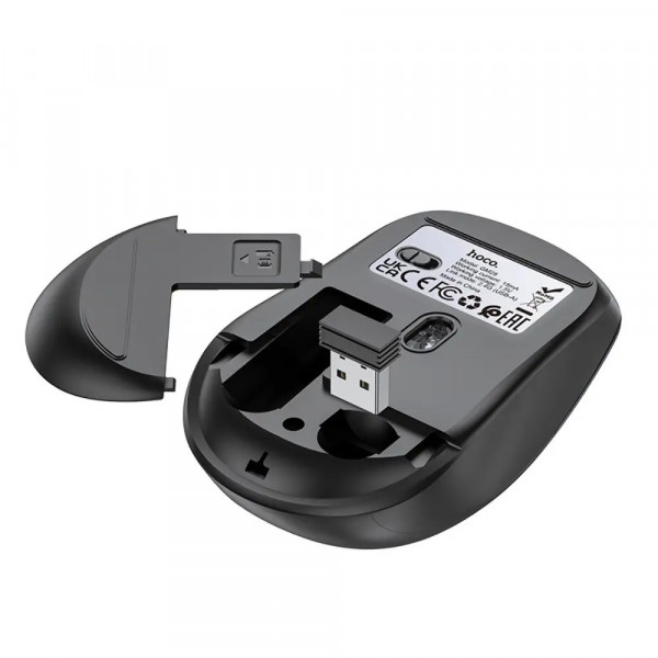 Миша бездротова HOCO GM28, 1600DPI, 2.4GHZ, Black, Blister