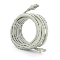 Патч-корд литий RITAR, FTP, RJ45, Cat.5e, 5m, сірий, Cu (мідь) Q200