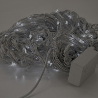 Гірлянда 480LED (Водоспад) White HOT, 8 режимів, 3 * 2метра, біла ізоляція, BOX