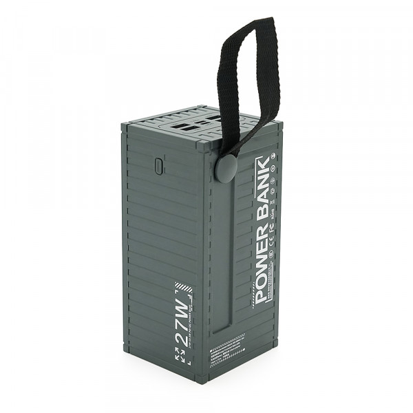 Power Bank Remax RPP-161 50000mAh, PD 27W+QC 22.5W, Gray, 1.054kg