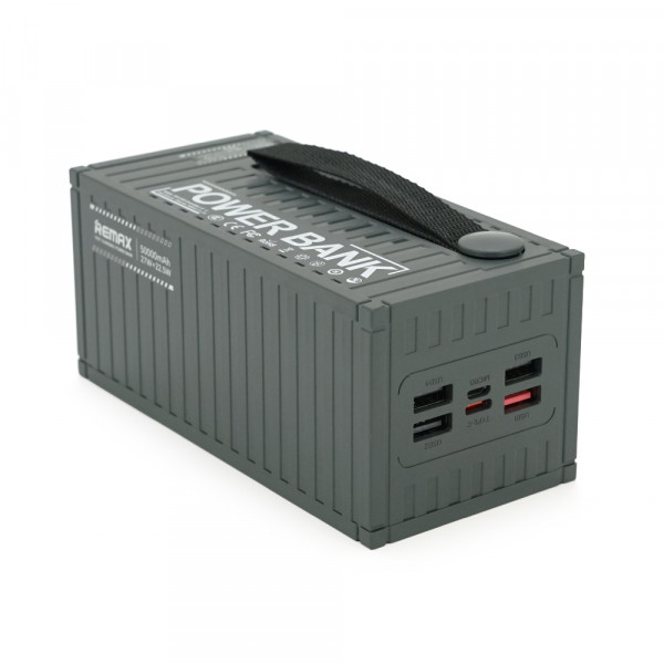 Power Bank Remax RPP-161 50000mAh, PD 27W+QC 22.5W, Gray, 1.054kg