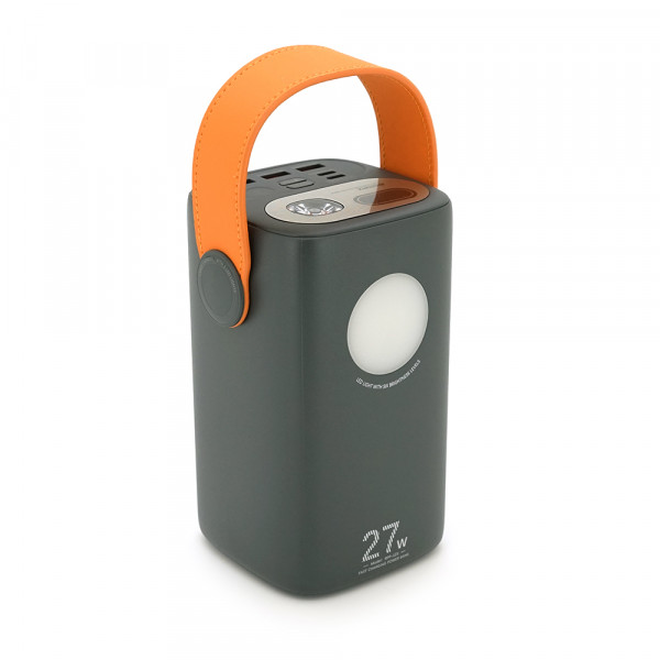 Power Bank Remax RPP-123 60000mAh, PD 27W+QC 22.5W, Beige, 1.454kg