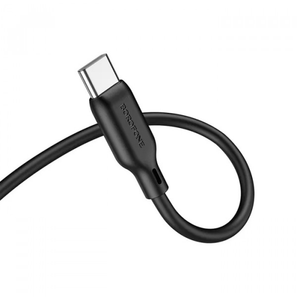 Кабель Borofone BL18 Jack 3.5mm(M) =>Type-C(M), 1м, Black, Box