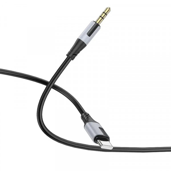 Кабель Borofone BL19 DC3.5 (тато) =>Type-C (тато), круглий, 1м, Black, Box