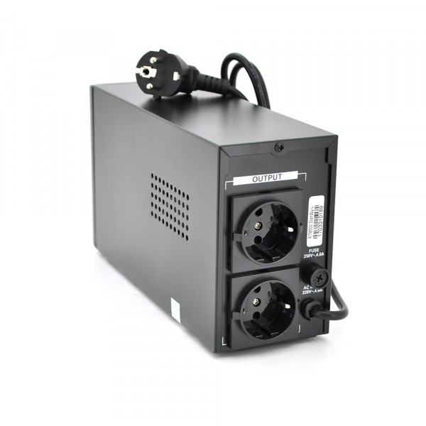 ДБЖ Ritar RTM500 (300W) Standby-L, LED, AVR, 1st, 2xSCHUKO socket, 1x12V4.5Ah, metal Case ( 260 х 85 х 140) Q4