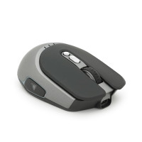 Миша бездротова JEDEL WH104, 1200-1600DPI, 2.4GHZ+Bluetooth 5.0, вбудований акумулятор, Black, Box