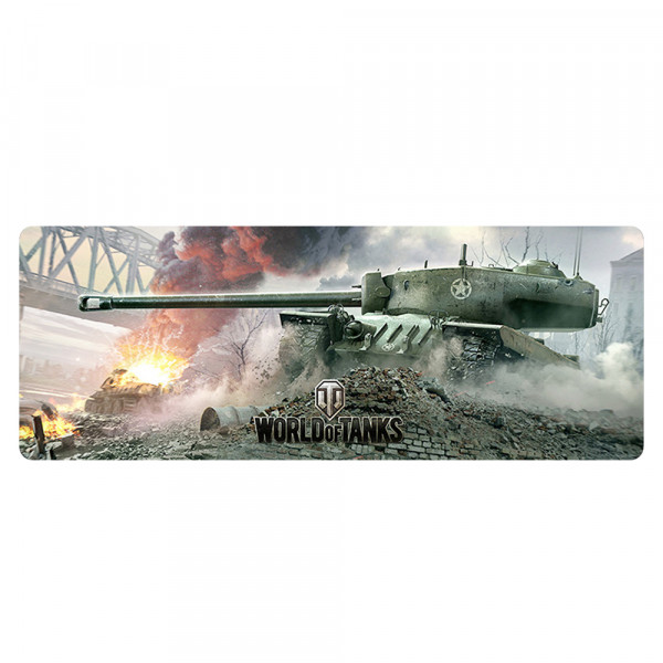 Килимок 300*700 тканинний World of Tanks-80, товщина 2 мм, OEM