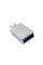Перехідник Borofone BV2 USB2.0(F) => Micro(M), Silver, Blister