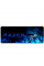 Килимок 400*900 тканинний RAZER 25 з боковою прошивкою, товщина 2 мм, колір Black/Blue, Пакет