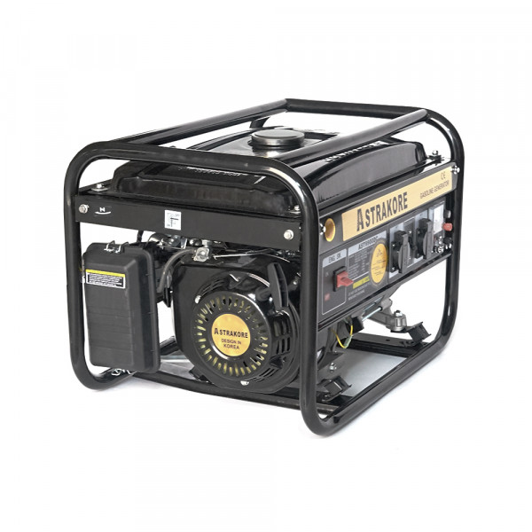 Бензиновий генератор ASTRAKORE PREMIUM COPPER - AST9900DC, однофазний 220V, 50Hz, 2.5KW, об'єм 15л