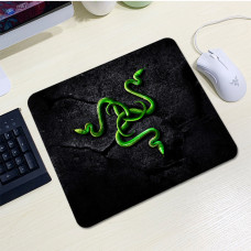 Килимок 200*240 тканинний RAZER 11, товщина 2 мм, колір Black/Green, Пакет