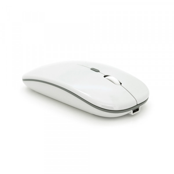 Миша бездротова iMICE E-1300, 4 кнопки, 800/1200/1600 DPI, 2.4Ghz, 10м, Windows XP/Vista/Win7/8/10 Mac OS X, Rechargable, White, BOX