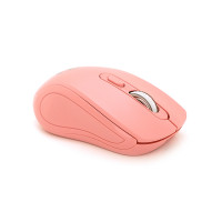 Миша бездротова iMICE W-718, 6 кнопок, 800/1200/1600 DPI, 2.4Ghz, Bluetooth, 10м, Windows XP/Vista/Win7/8/10 Mac OS X, Rechargable, Pink, BOX, Q100