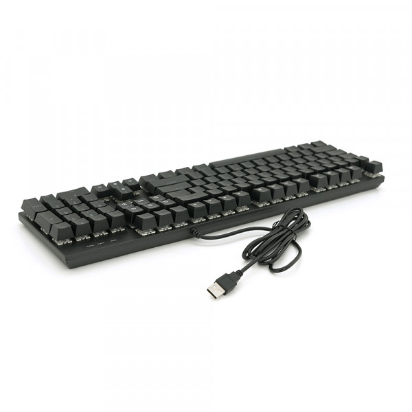 Клавіатура iMICE GK600 USB, довжина кабелю 100см, (Eng/Укр/Рус), Black, 104к