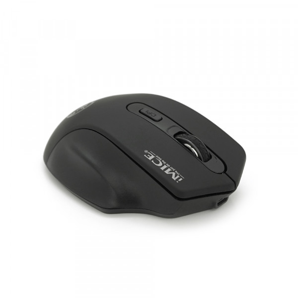 Миша бездротова iMICE G-1800, 4 кнопки, 800/1200/1600 DPI, 2.4Ghz 10м, Windows XP/Vista/Win7/8/10 Mac OS X, Rechargeable, Black, COLOR BOX