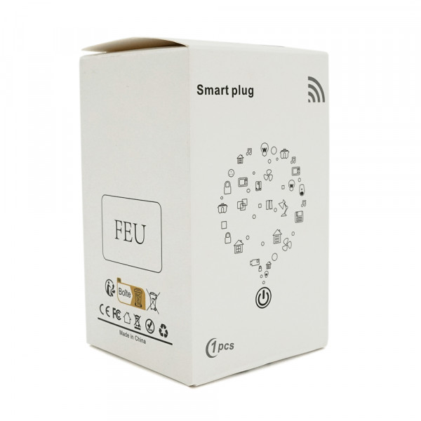 WI-FI розетка 16A+ лічильник електроенергії, White, Box