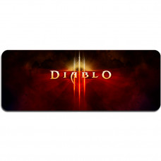 Килимок 400*900 тканинний "Diablo6" з боковою прошивкою, товщина 2 мм, Пакет