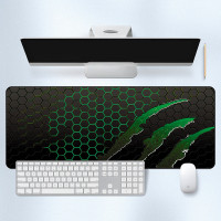 Килимок 300*800 тканинний Honeycomb з боковою прошивкою, товщина 2 мм, колір Black/Green, Пакет