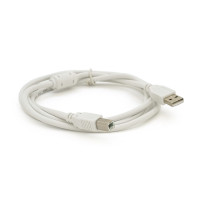 Кабель USB 2.0 AM/BM  1 ferite, пакет, довжина 0,8 м., білий