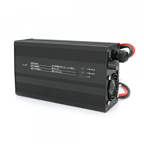 Зарядний пристрій для акумуляторів LiFePO4 12V(14,6V),4S,40A, роз'єм anderson,235x125x68mm