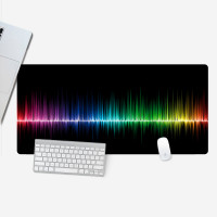 Килимок 300*800 тканинний "Colorful sound waves" з боковою прошивкою, товщина 2 мм, Пакет
