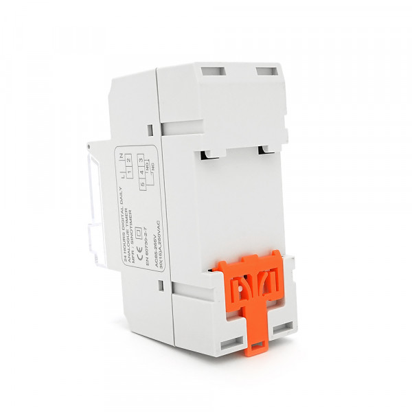 Реле часу Sinotimer TM929BK, 24 години, на DIN-рейку, LCD, програмований, змінна батарея, 30А, 85-265V, 87х65х35 мм