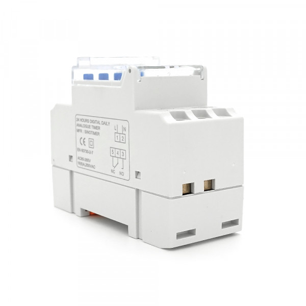 Реле часу Sinotimer TM929AK, на DIN-рейку, LCD, програмований, змінна батарея, 16А, 230V, 87х65х36 мм