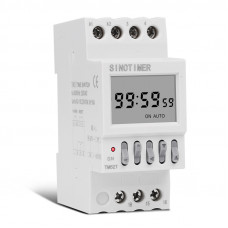 Реле часу Sinotimer TM627, на DIN-рейку, LCD, програмований, 16А, 220V, 82х68х36 мм