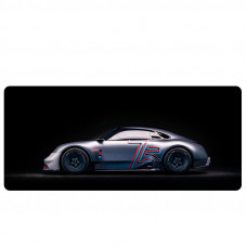 Килимок 300*800 тканинний Audi TT з боковою прошивкою, товщина 3 мм, Dark grey, Пакет