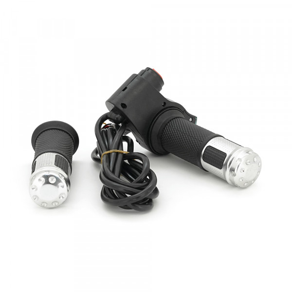 Ручка газу з кнопкою для електровелосипеда 12-72V+вольтметр, Box