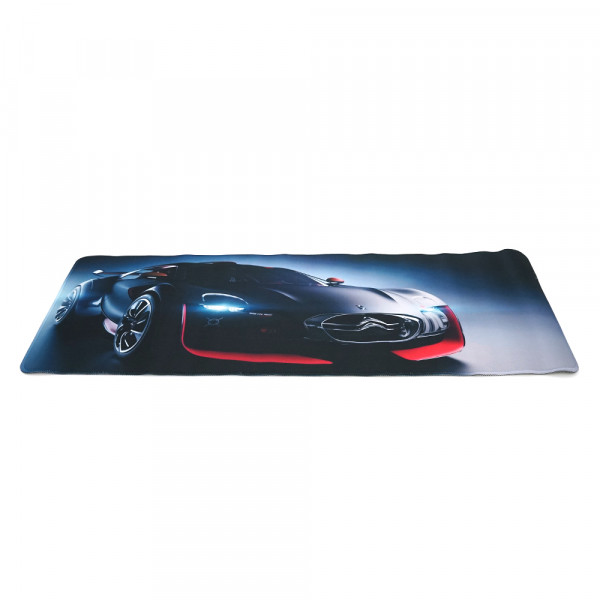 Килимок 300*800 тканинний Citroen Survolt з боковою прошивкою, товщина 3 мм, Black, Пакет