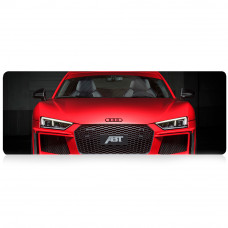 Килимок 300*700 тканинний Audi з бічним прошивкою, товщина 2 мм, Red, Пакет
