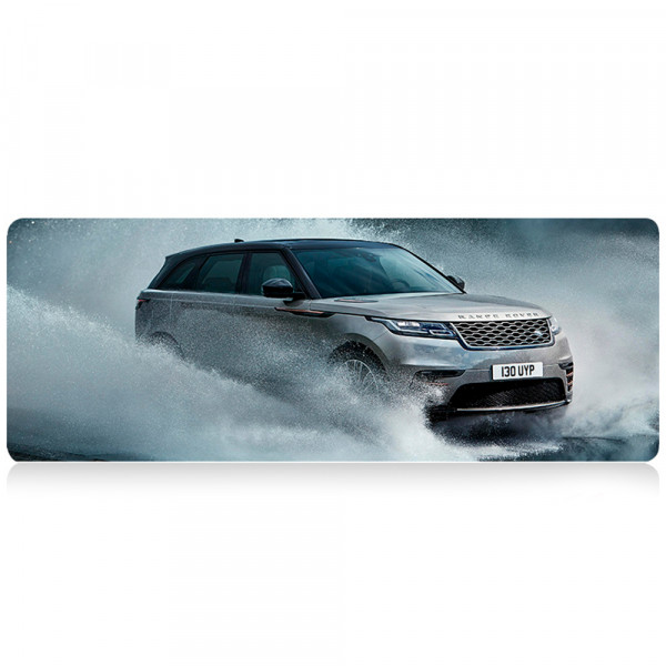Килимок 300*700 тканинний Range Rover з боковою прошивкою, товщина 2 мм, Grey, Пакет