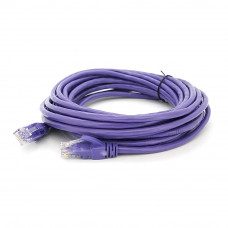 Патч-корд литий RITAR, UTP, RJ45, Cat.5e, 7,5m, фіолетовий, Cu (мідь)