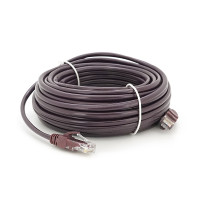 Патч-корд литий RITAR, UTP, RJ45, Cat.5e, 15m, фіолетовий, Cu (мідь)
