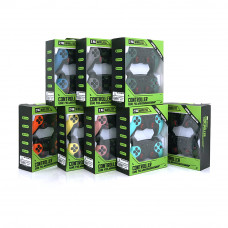 Геймпад Brazzers BR-029 бездротовий (2шт) для PC X360/P3/Android/TVBOX, MixColor, Box