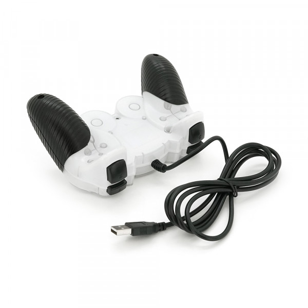 Геймпад Brazzers BR-8600 провідний для ПК, USB 2.0, Double Shock, White, Blister