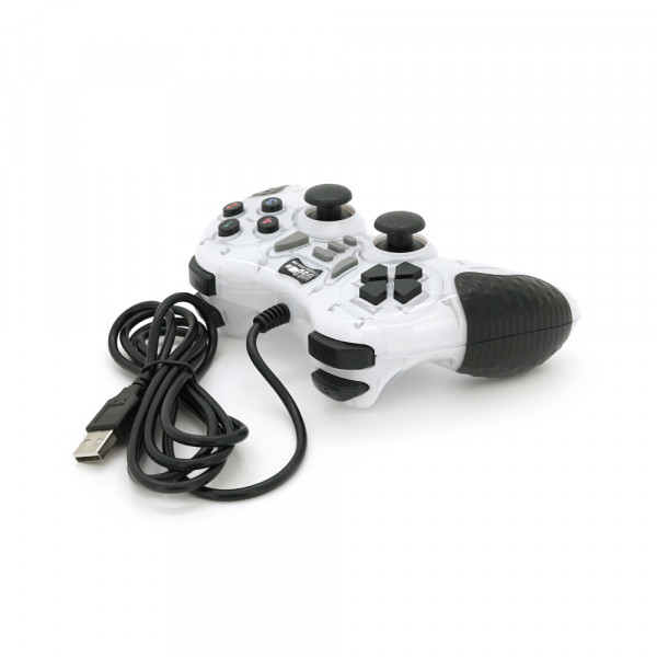 Геймпад Brazzers BR-8700 провідний для ПК, USB 2.0, White, Blister